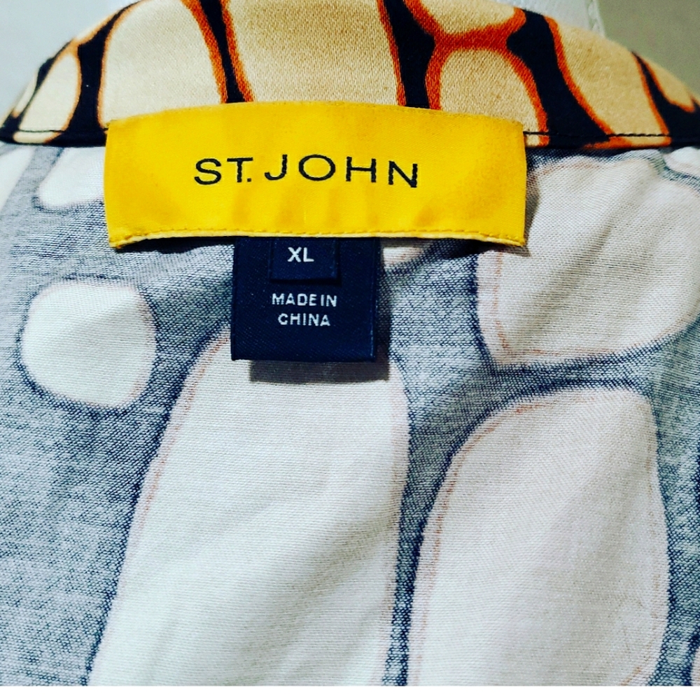 St John Giraffe Print Double Breasted Jacket - Picture 6 of 9